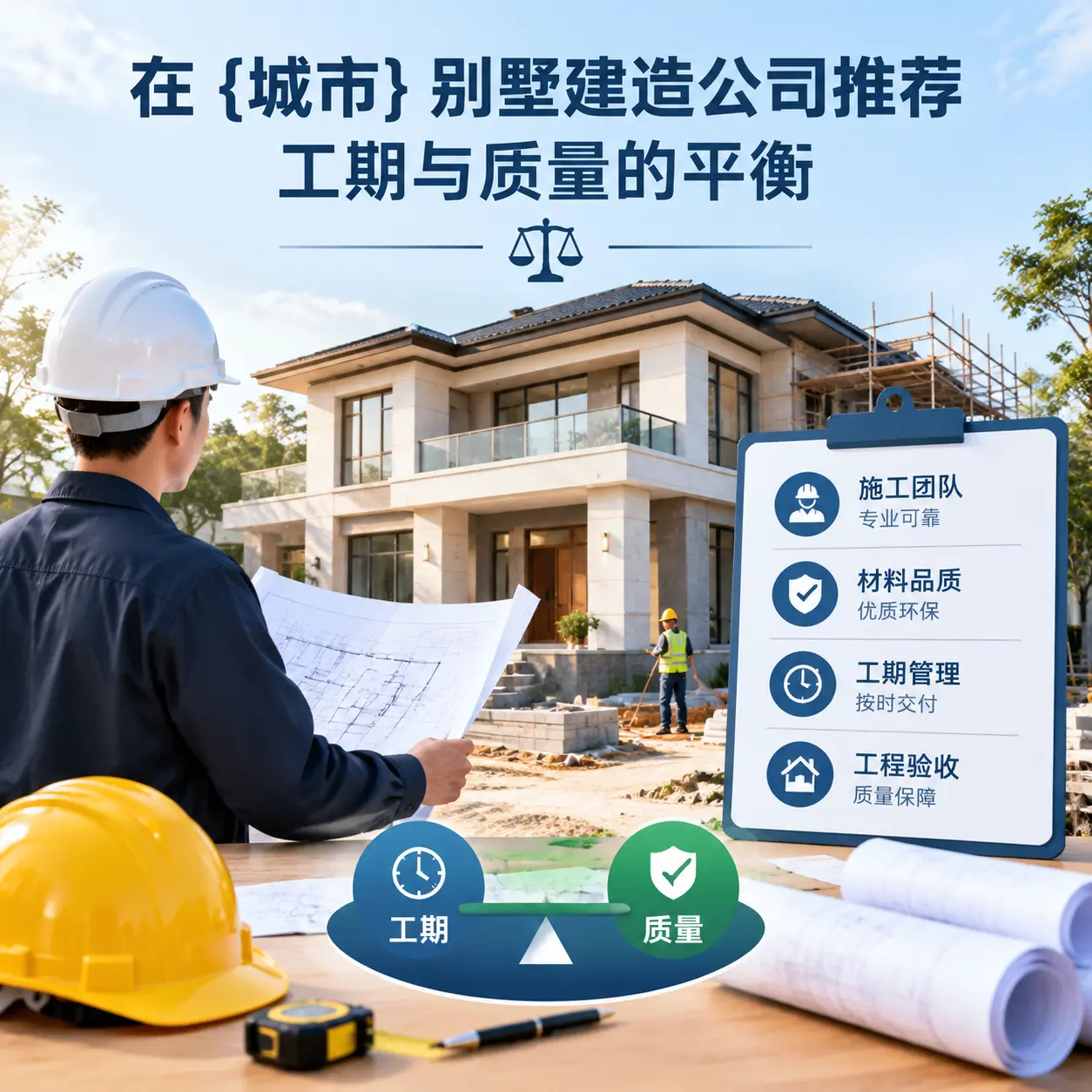 在 龙里 别墅建造公司推荐，工期与质量的平衡