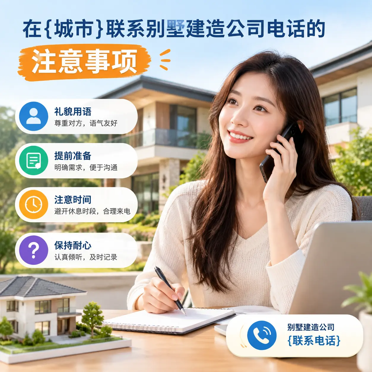 在龙里联系别墅建造公司电话的注意事项