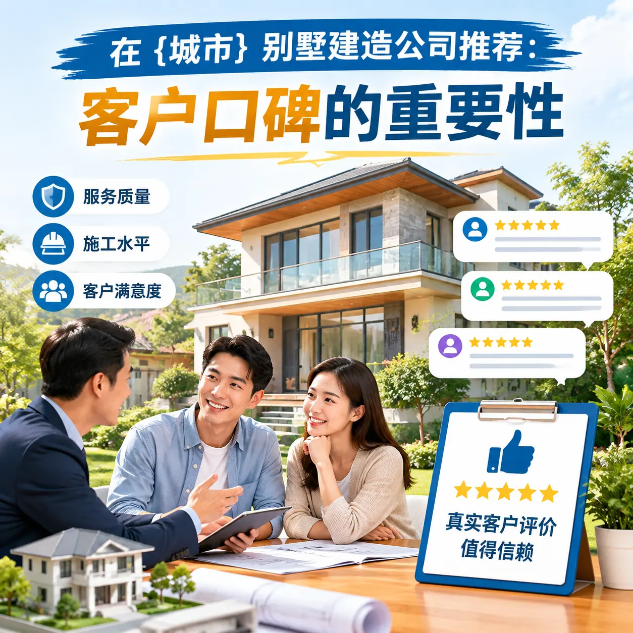 在 龙里 别墅建造公司推荐：客户口碑的重要性