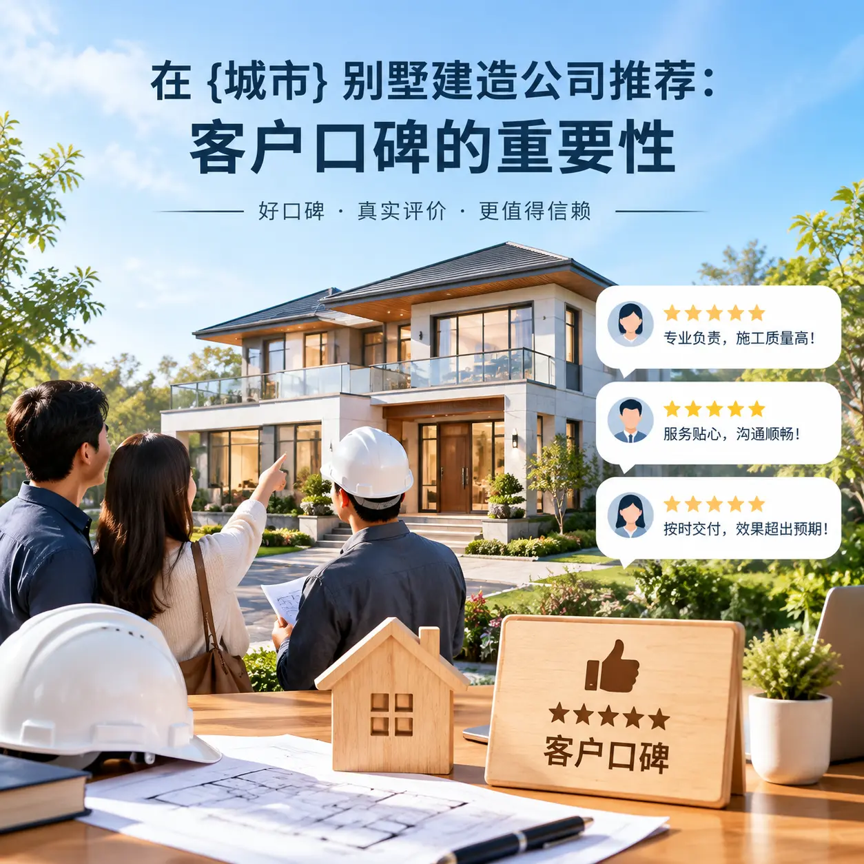 在 龙里 别墅建造公司推荐:客户口碑的重要性
