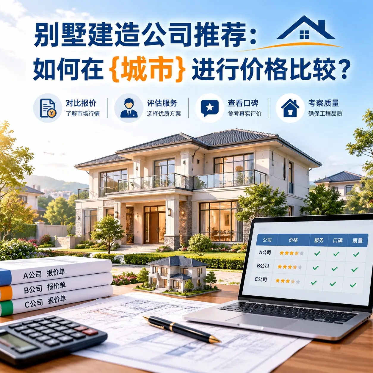 别墅建造公司推荐:如何在 龙里 进行价格比较?