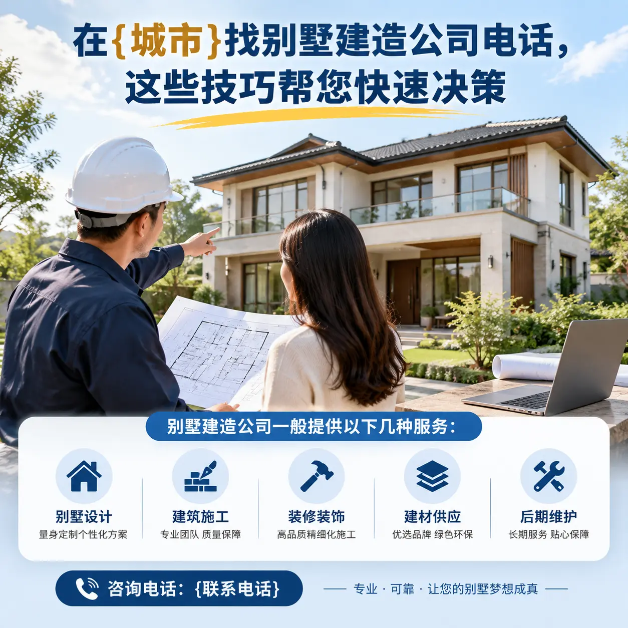 在龙里找别墅建造公司电话，这些技巧帮您快速决策