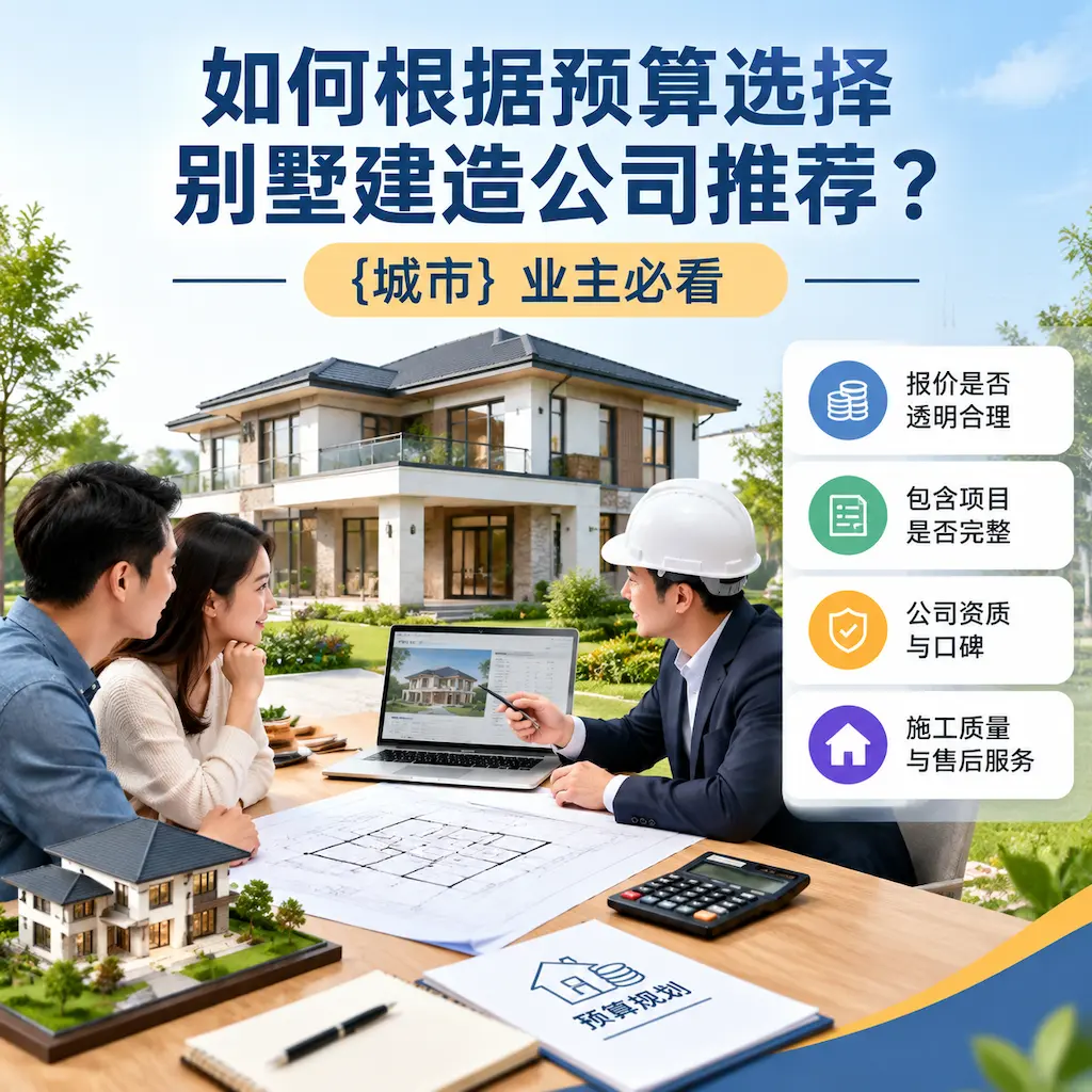 如何根据预算选择别墅建造公司推荐? 龙里 业主必看